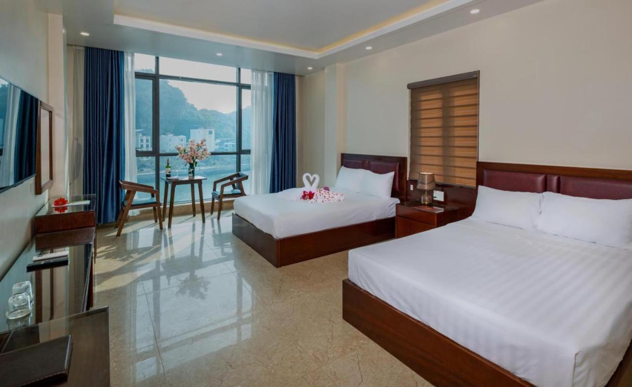 Aroma Cat Ba Sea View Hotel Chan Chau エクステリア 写真