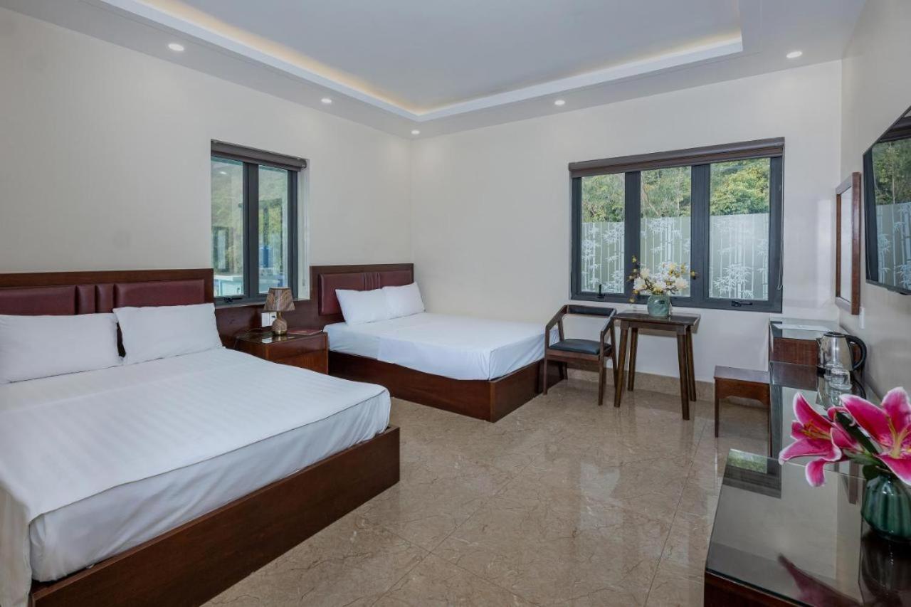 Aroma Cat Ba Sea View Hotel Chan Chau エクステリア 写真