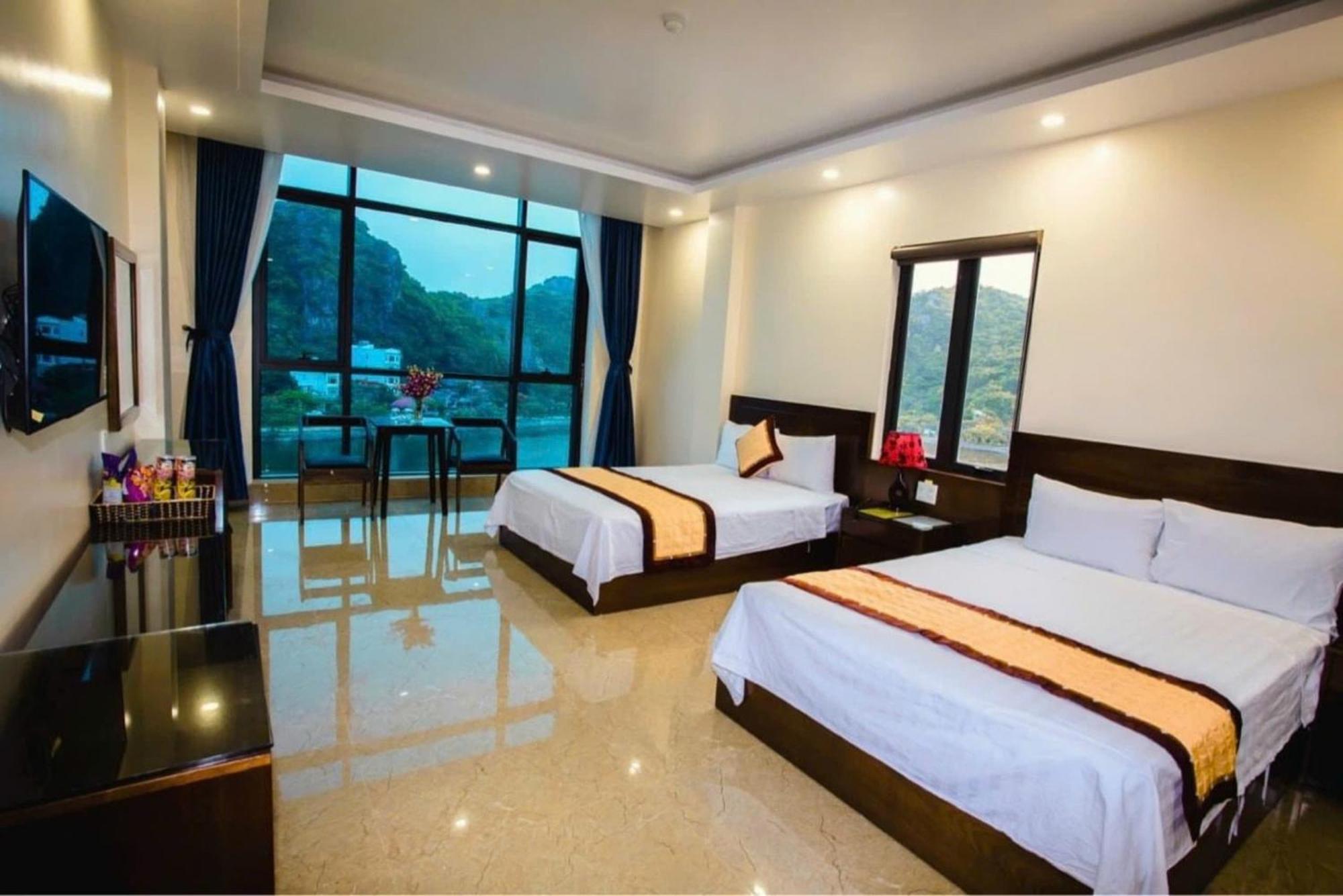 Aroma Cat Ba Sea View Hotel Chan Chau エクステリア 写真